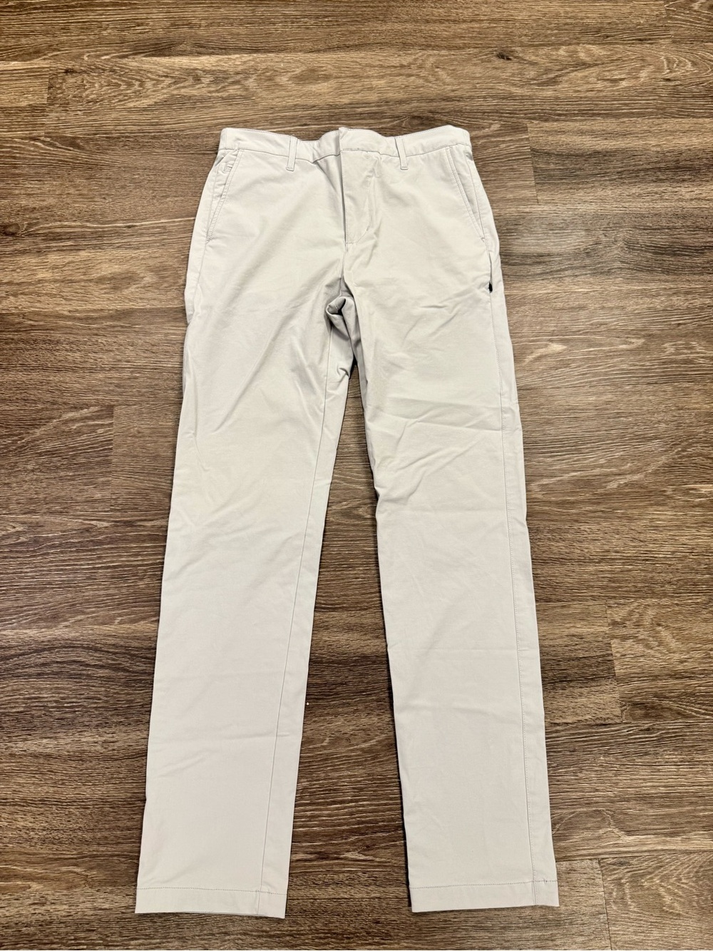 01.ALGO Men’s Performance Pants 32x32 Light Gray Stretch Golf Chino